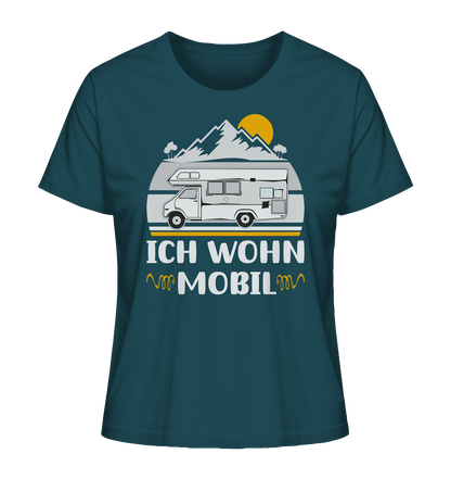 Ich wohn mobil - Ladies Organic Shirt