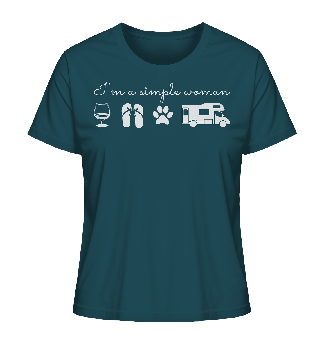 Simple Woman Wohnmobil - Ladies Organic Shirt