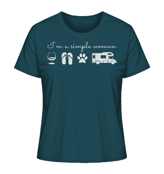 Simple Woman Wohnmobil - Ladies Organic Shirt