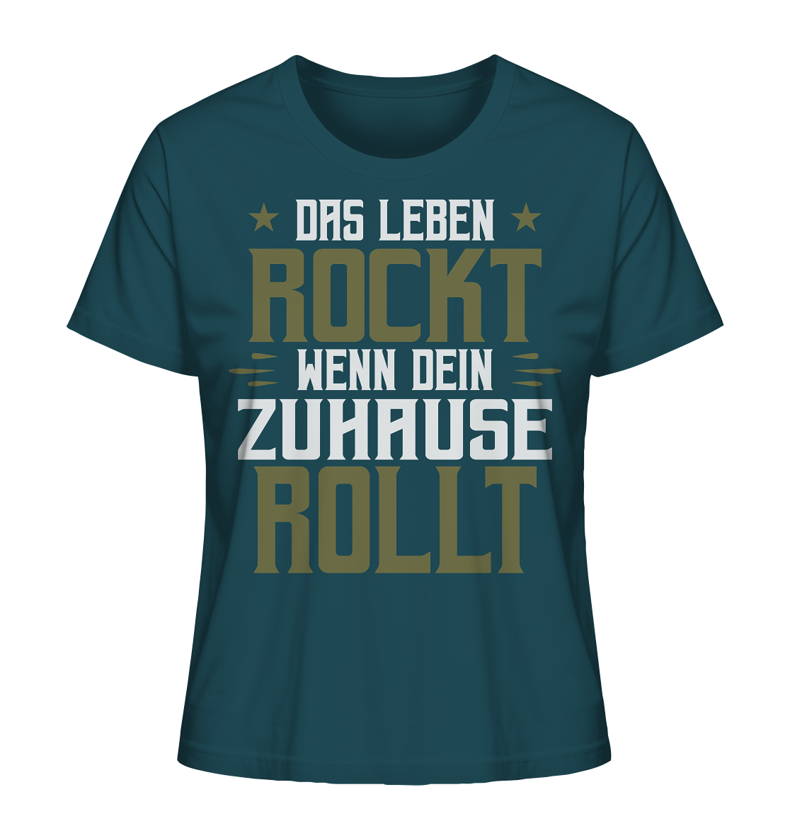 Das Leben rockt - Ladies Organic Shirt