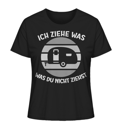 Ich ziehe was grau - Ladies Organic Shirt