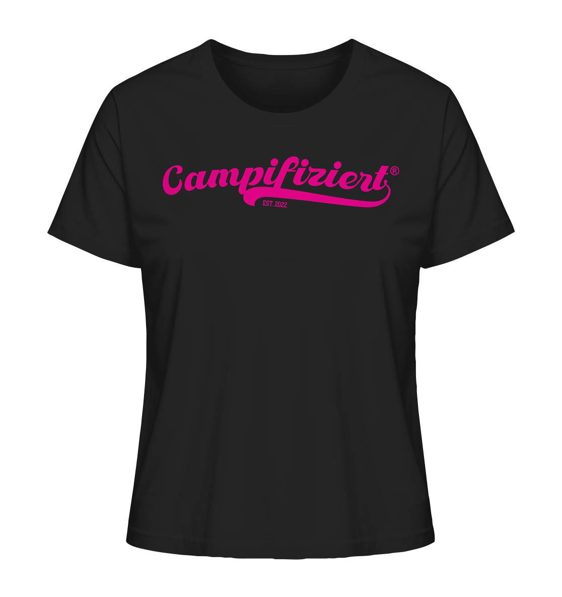 campifiziert® retro pink - Ladies Organic Shirt