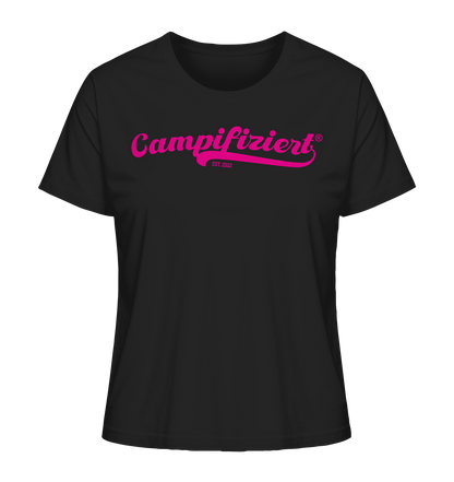 campifiziert® retro pink - Ladies Organic Shirt