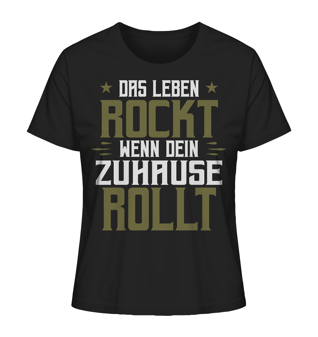 Das Leben rockt - Ladies Organic Shirt