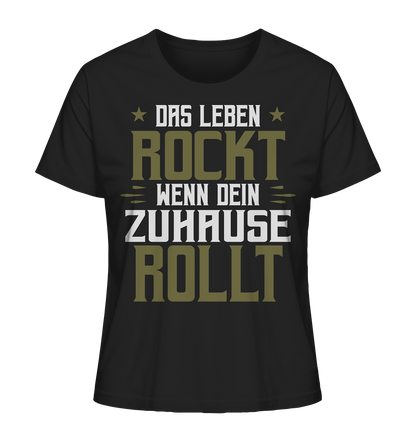 Das Leben rockt - Ladies Organic Shirt