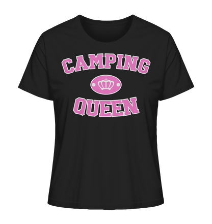 Camping Queen Krone - Ladies Organic Shirt