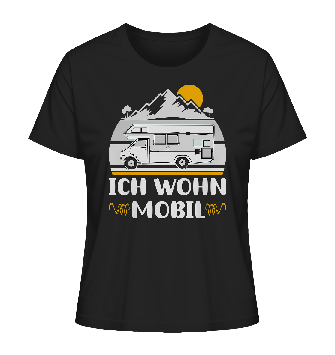 Ich wohn mobil - Ladies Organic Shirt