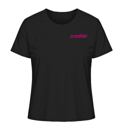 campifiziert Logo pink - Ladies Organic Shirt