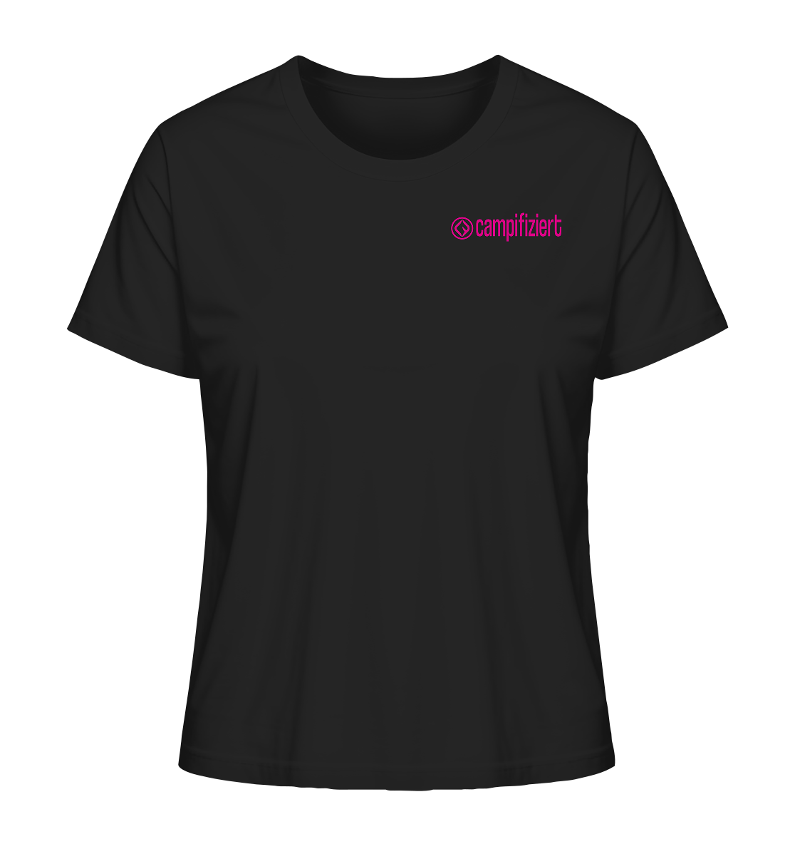 campifiziert Logo pink - Ladies Organic Shirt