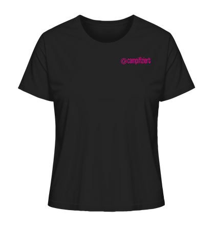 campifiziert Logo pink - Ladies Organic Shirt