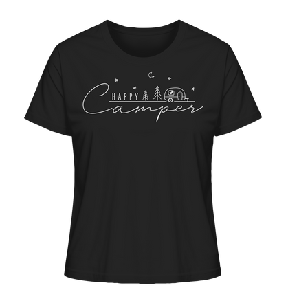 Happy Camper Wohnwagen - Ladies Organic Shirt