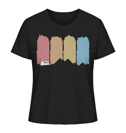Farbige Berge - Ladies Organic Shirt
