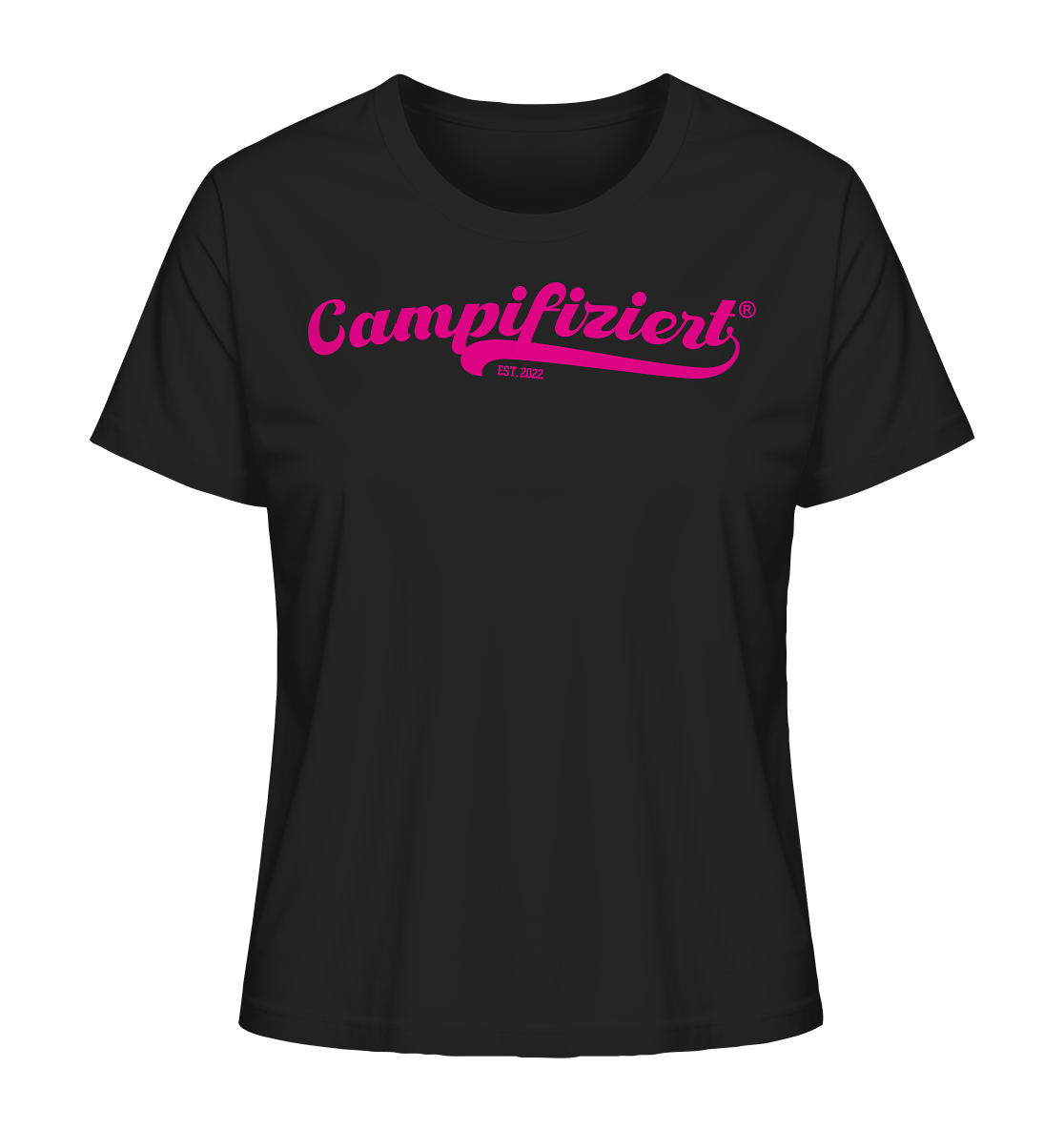 campifiziert® retro pink neu - Ladies Organic Shirt