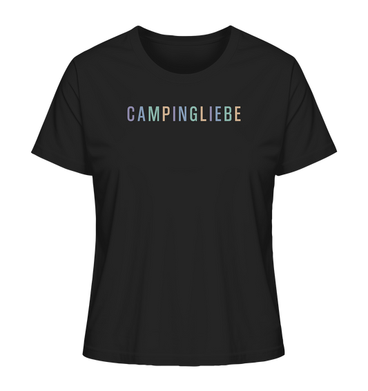 Campingliebe Pastell - Ladies Organic Shirt