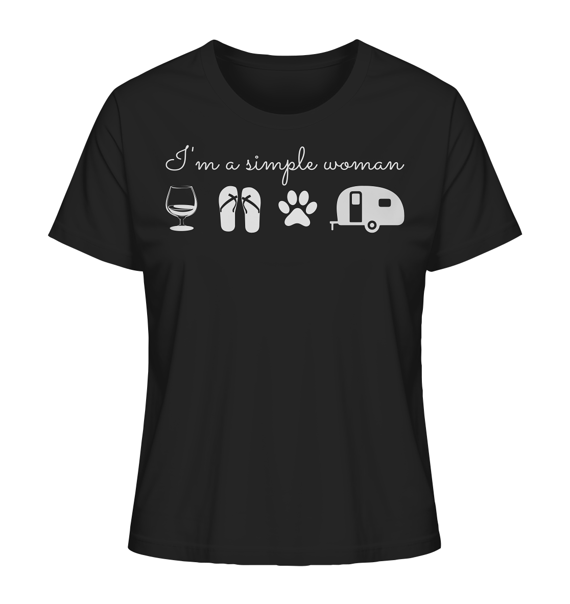 Simple Woman Wohnwagen - Ladies Organic Shirt