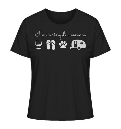 Simple Woman Wohnwagen - Ladies Organic Shirt