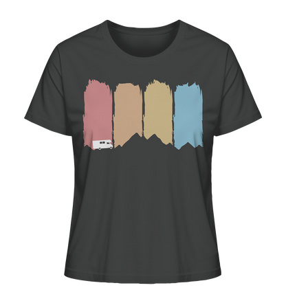 Farbige Berge - Ladies Organic Shirt