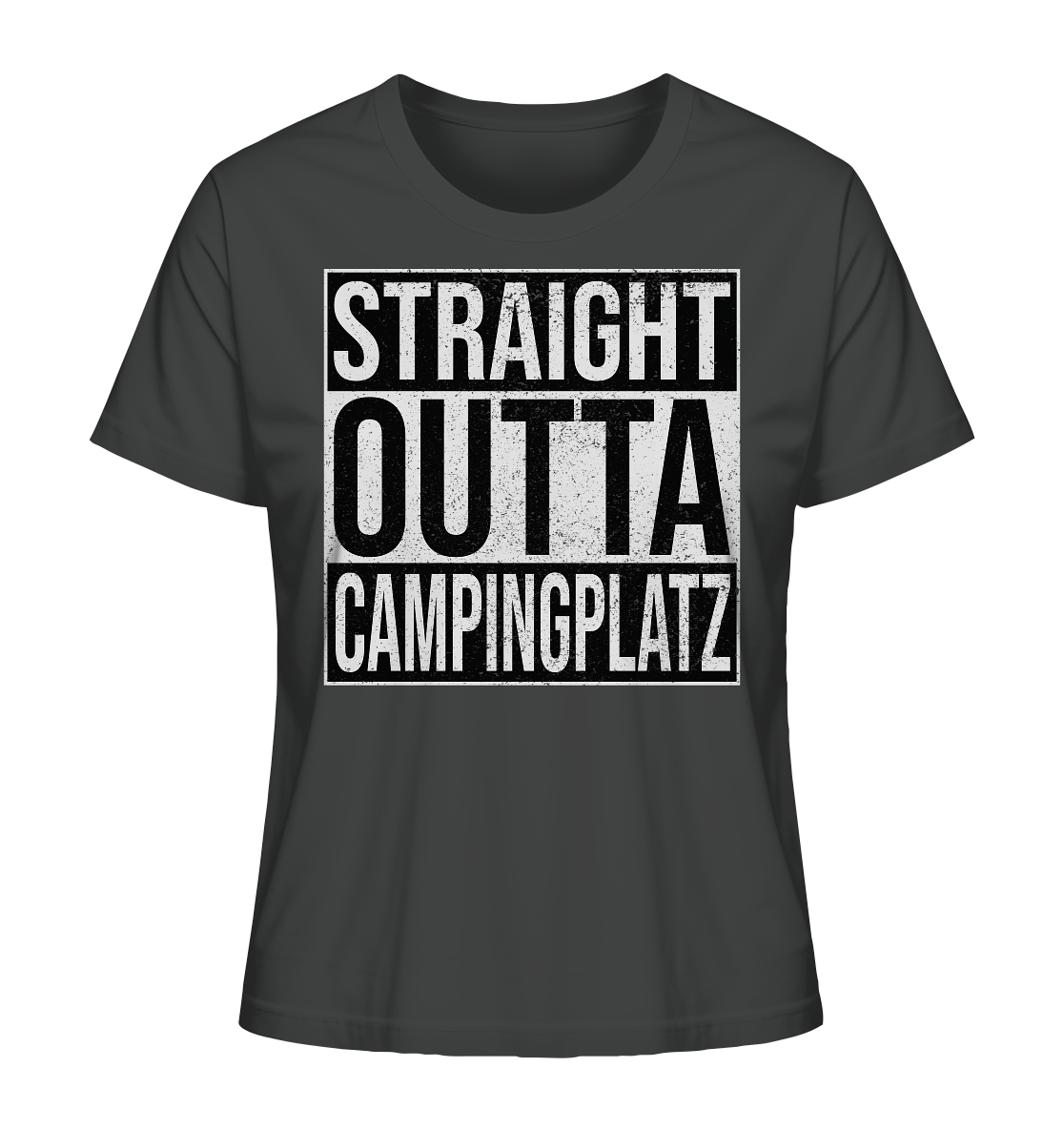 Straight Outta Campingplatz - Ladies Organic Shirt