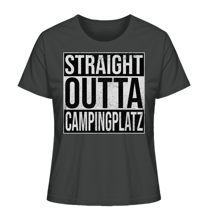 Straight Outta Campingplatz - Ladies Organic Shirt