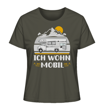 Ich wohn mobil - Ladies Organic Shirt