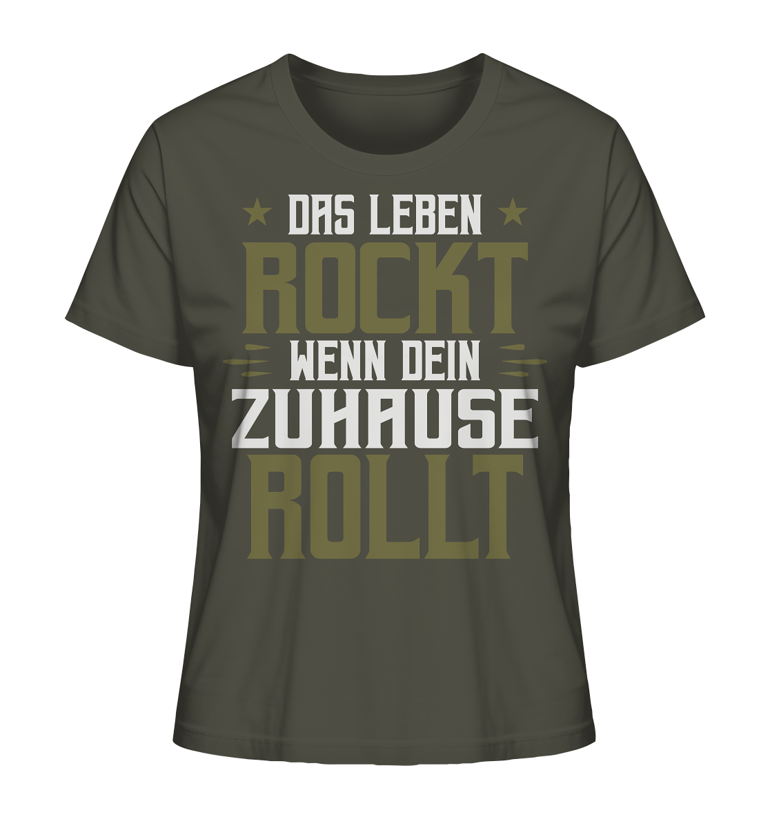 Das Leben rockt - Ladies Organic Shirt