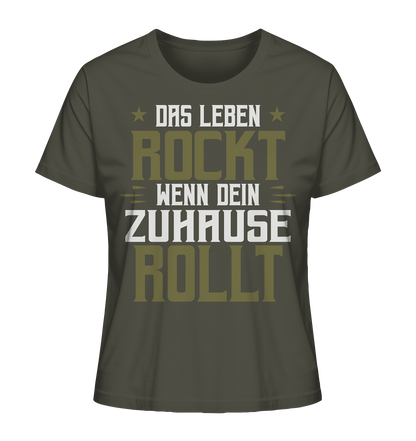 Das Leben rockt - Ladies Organic Shirt