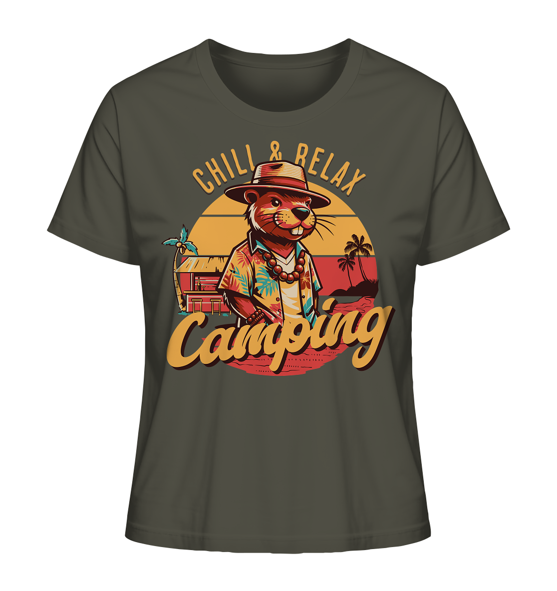 Chill & Relax Camping - Ladies Organic Shirt