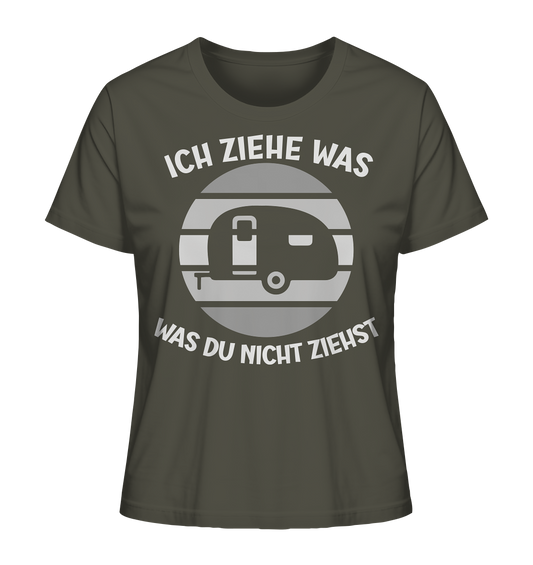 Ich ziehe was grau - Ladies Organic Shirt