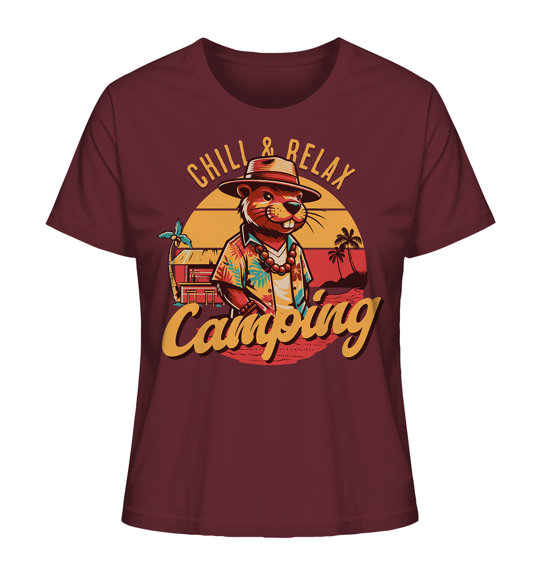 Chill & Relax Camping - Ladies Organic Shirt