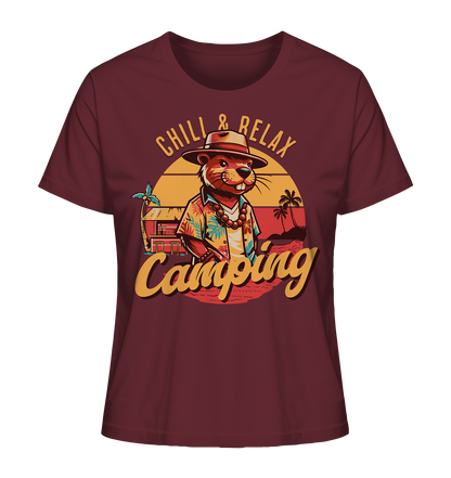 Chill & Relax Camping - Ladies Organic Shirt