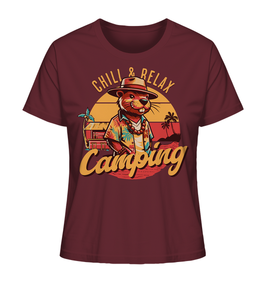 Chill & Relax Camping - Ladies Organic Shirt