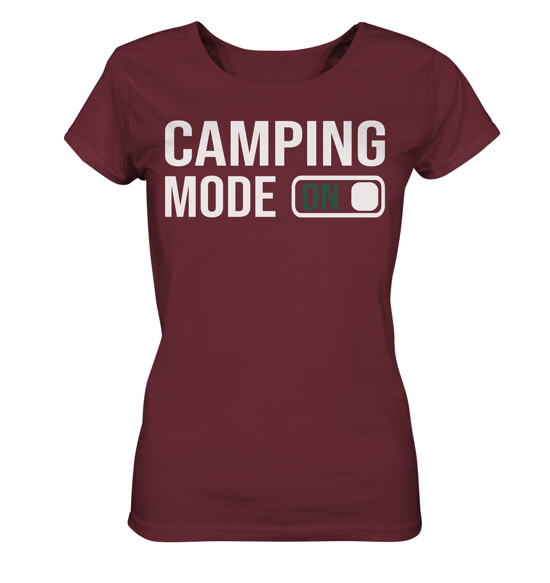Camping Mode On - Ladies Organic Shirt