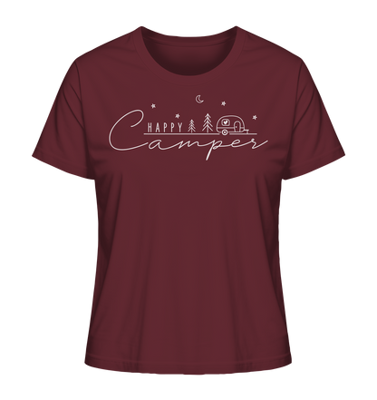 Happy Camper Wohnwagen - Ladies Organic Shirt