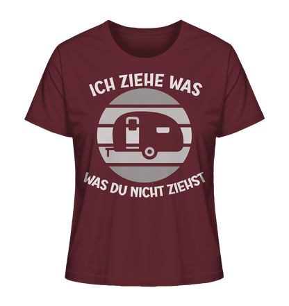 Ich ziehe was grau - Ladies Organic Shirt