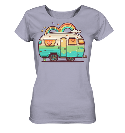 Hippie Wohnwagen - Ladies Organic Shirt