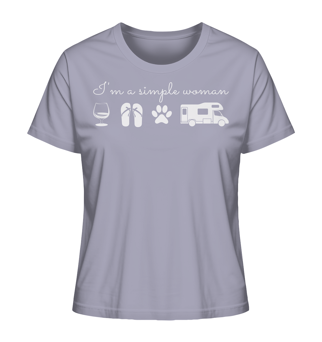 Simple Woman Wohnmobil - Ladies Organic Shirt