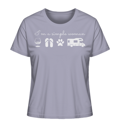 Simple Woman Wohnmobil - Ladies Organic Shirt