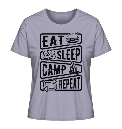 eat.sleep.camp.repeat#2 - Ladies Organic Shirt