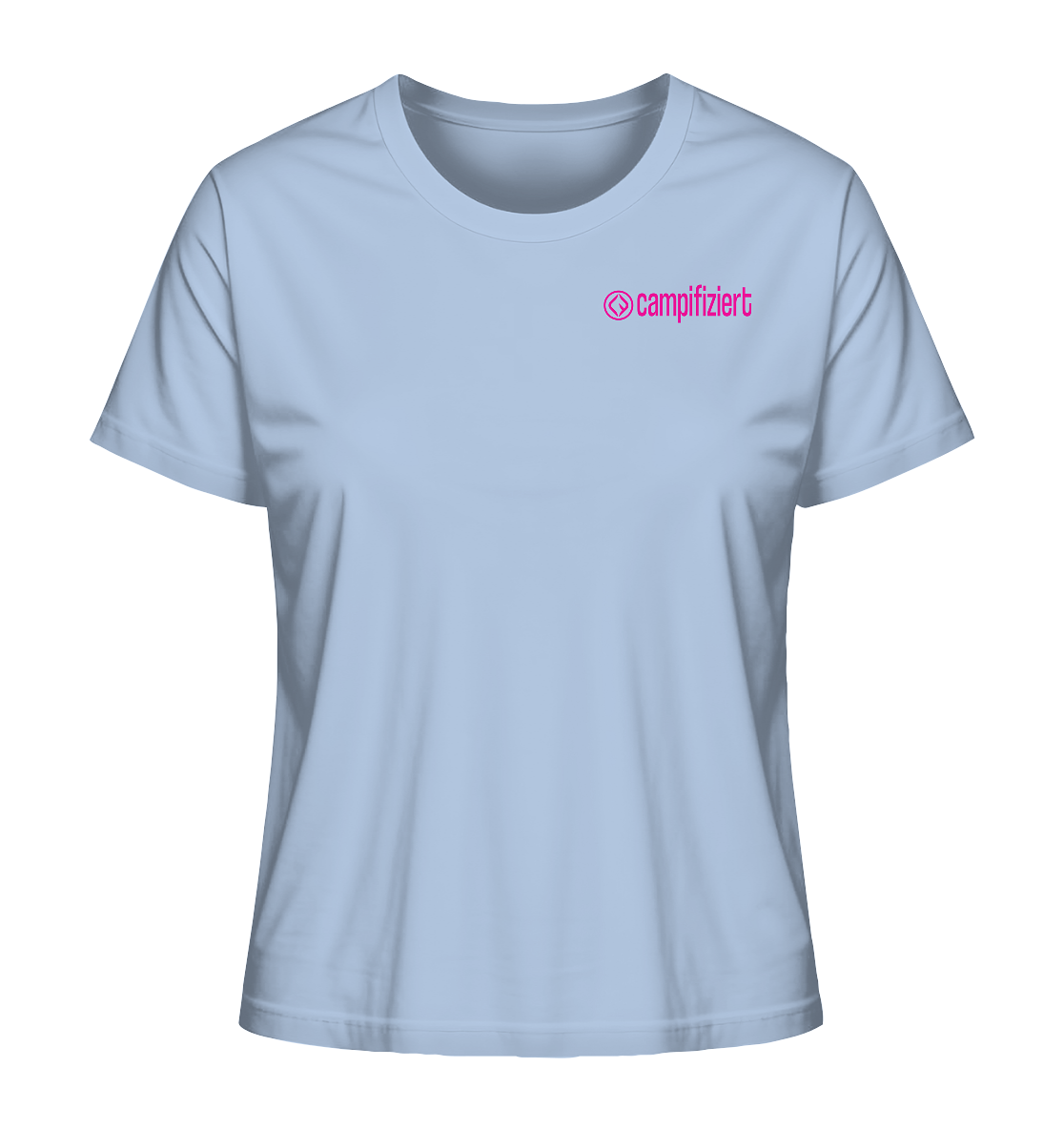 campifiziert Logo pink - Ladies Organic Shirt