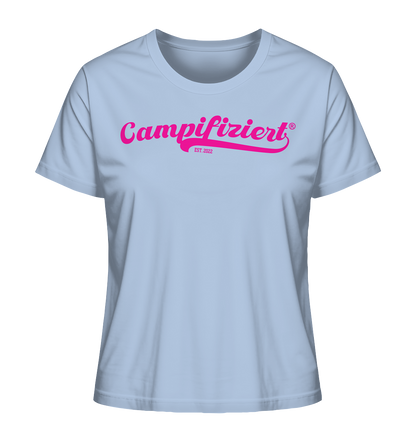 campifiziert® retro pink - Ladies Organic Shirt