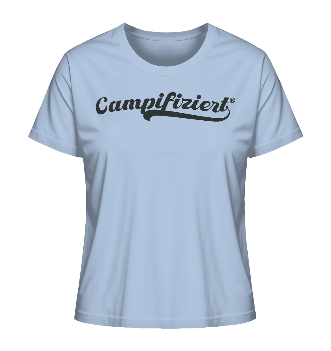 campifiziert® retro schwarz - Ladies Organic Shirt