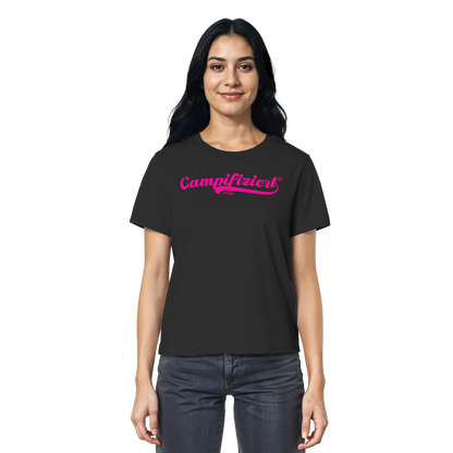 campifiziert® retro pink - Ladies Organic Shirt