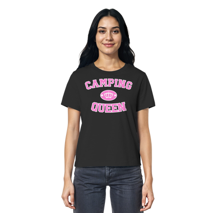 Camping Queen Krone - Ladies Organic Shirt