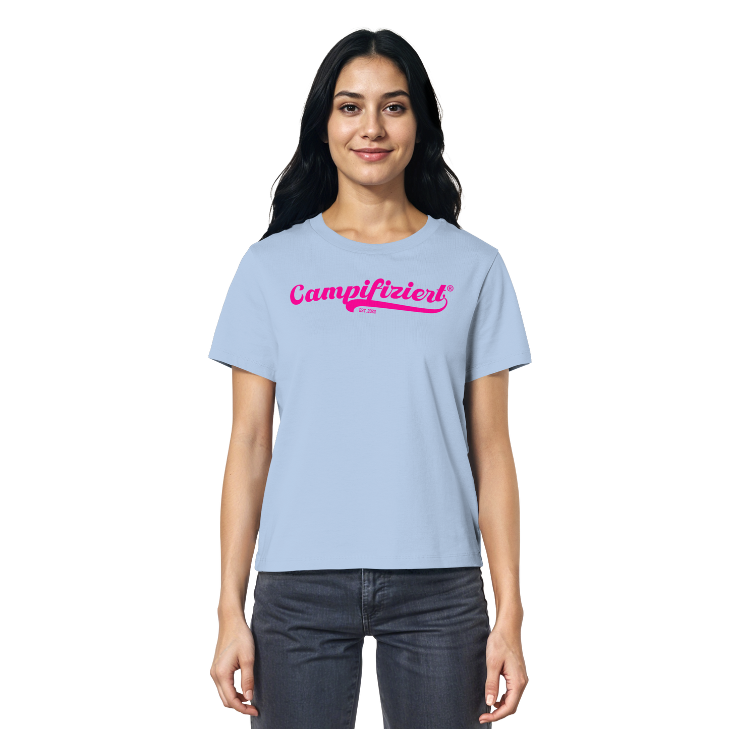 campifiziert® retro pink - Ladies Organic Shirt