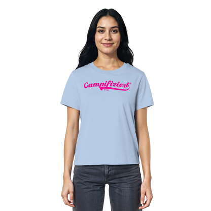 campifiziert® retro pink - Ladies Organic Shirt