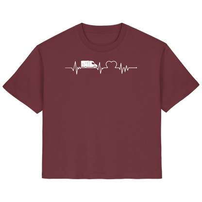WoMo Herzschlag - Ladies Organic Shirt