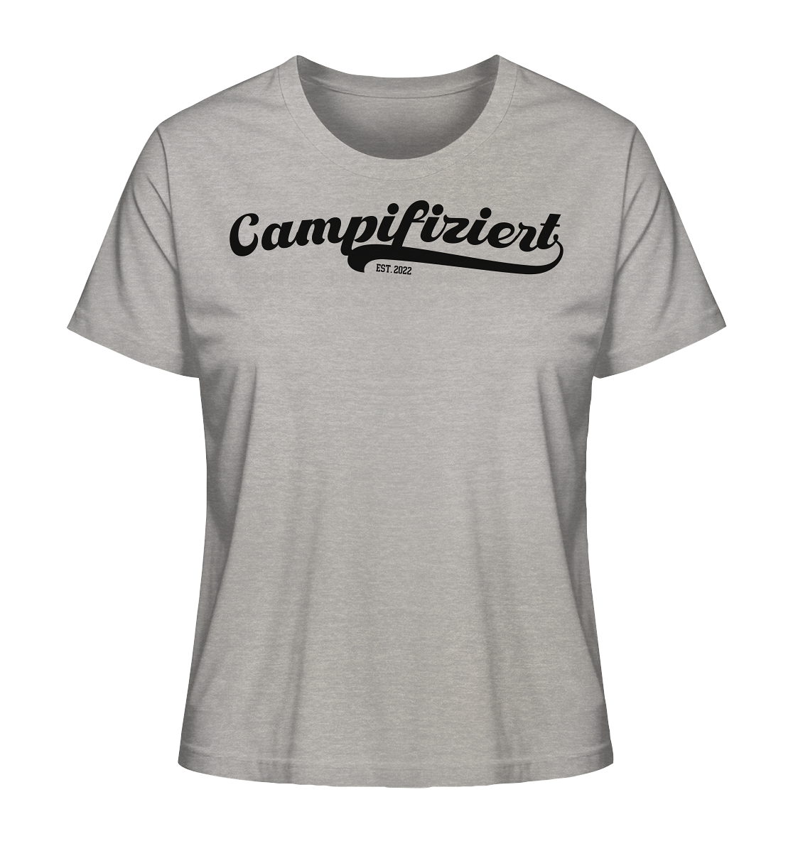 campifiziert® retro schwarz - Ladies Organic Shirt