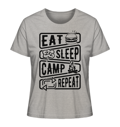 eat.sleep.camp.repeat#2 - Ladies Organic Shirt