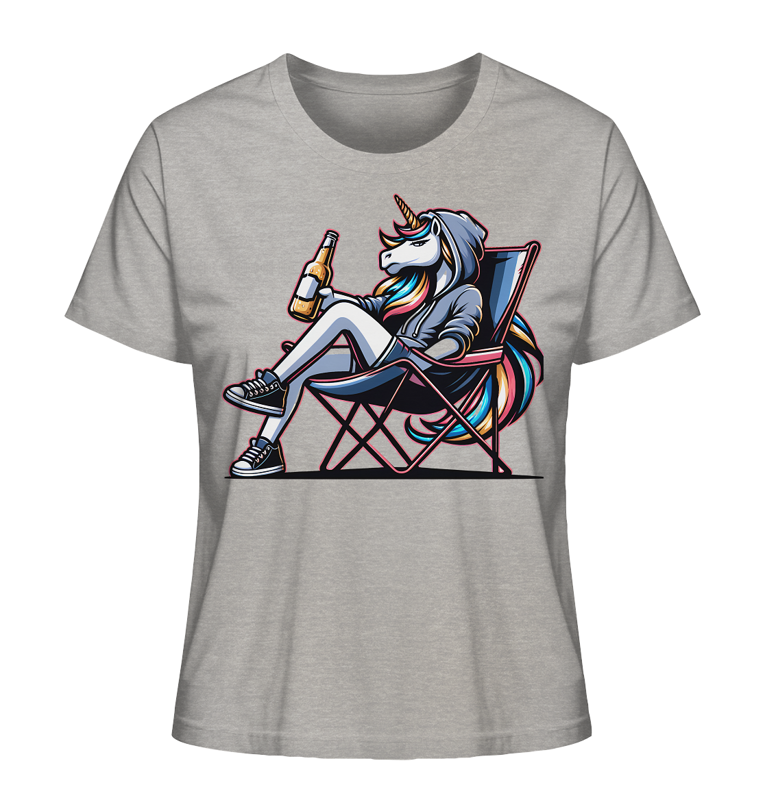 Camping Einhorn - Ladies Organic Shirt