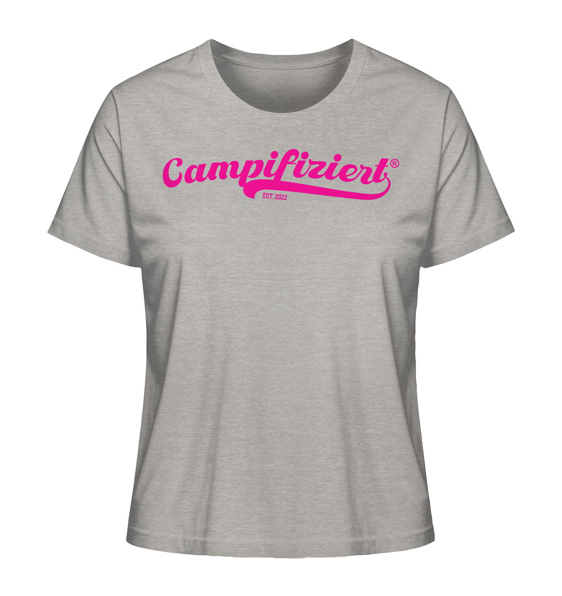 campifiziert® retro pink neu - Ladies Organic Shirt